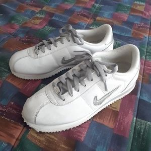 Nike '72 Cortez white&silver leather sneakers